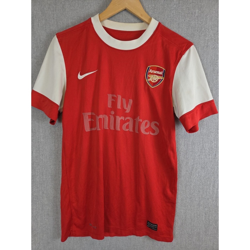 ARSENAL LONDON 2010/2011 HOME FOOTBALL‎ SHIRT JERSEY CAMISETA NIKE Red